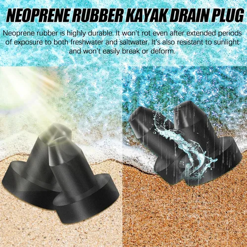 Miniatura 6 de TonGass Paquete de 6 tapones de drenaje de kayak de 1/2 pulgada para kayak de neopreno compatibles con Sun Dolphin Aruba 8 SS 10 Bali 8 Excursion 10