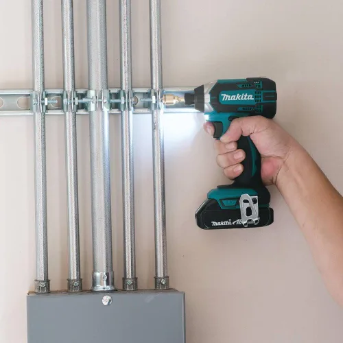 Miniatura 2 de Makita XDT11R Kit de destornillador de impacto inalámbrico compacto de iones de litio de 18 V, verde azulado