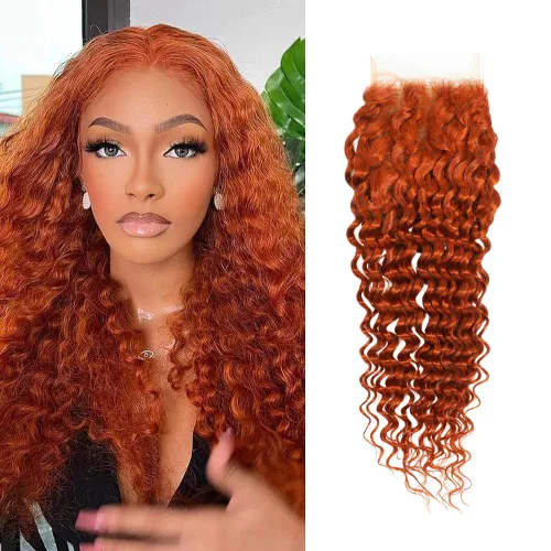 Miniatura 54 de P4/27 Cabello Humano Solitario de Onda Profunda con Reflejos Rubios Miel, 12A 100% Tejido Brasileño Virgen Ondulado Grueso con Mechas Ombre Marrón