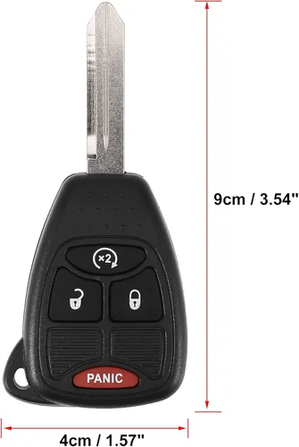 Miniatura 4 de X AUTOHAUX Llavero remoto de entrada sin llave 315Mhz para Jeep Wrangler 2009-2018 OHT692713AA OHT692427AA