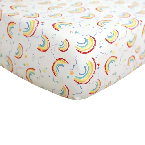 Miniatura 20 de UOMNY Sábana de Cuna Blanca Sábanas Ajustables para Cuna Sábana de Bebé para Colchones Estándar de Cuna y Niños Pequeños Sábana de Ropa de Cama