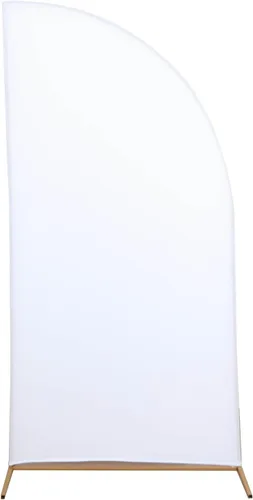 Miniatura 166 de Efavormart - Juego de 4 fundas de elastano beige para arco de media luna, fundas de telón de fondo Chiara de 2.5 pies a 7 pies para escenarios