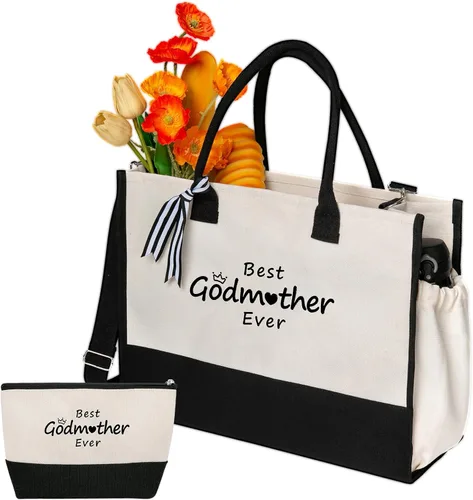 CRSTAFU Bolsos personalizados para mujer, regalos con monograma para el día de la madre, bolsa de mano para la playa de novia, bolsa de lona con