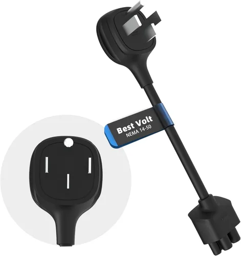 Adaptador premium para cargador móvil Tesla Gen 2 | Conecte a una toma de corriente de 240 V | Carga de 32 amperios | Longitud de 10 pulgadas (NEMA