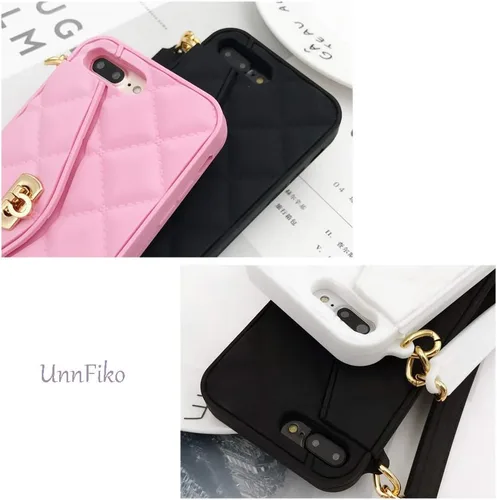 Miniatura 3 de UnnFiko Funda tipo cartera compatible con iPhone 6 / iPhone 6s, bonito diseño de bolsa de lujo, funda con bolsillo para tarjetas tipo libro