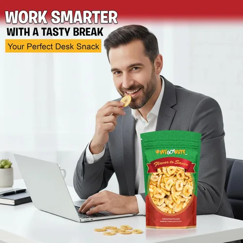 Miniatura 5 de We Got Nuts Chips de plátano secos prémium de 64 oz (4 libras) frescas, crujientes y endulzadas, selladas para frescura - We Got Nuts