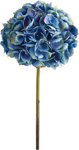 Miniatura 7 de Nearly Natural Flor artificial de hortensia de 19 pulgadas (juego de 3)
