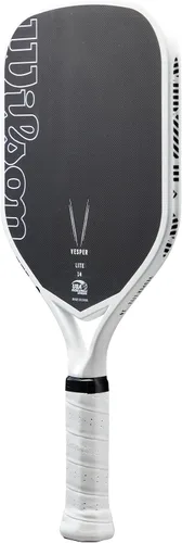 Miniatura 3 de Wilson Vesper Lite - Paleta de pickleball - Tamaño de agarre 1-4 1/8", negro/blanco