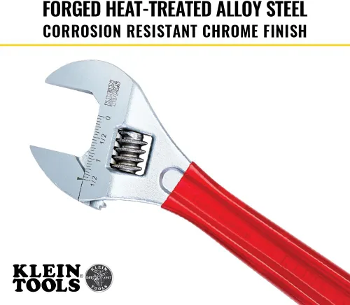 Miniatura 4 de Klein Tools 507-10 llave inglesa ajustable de capacidad extra, 10 pulgadas
