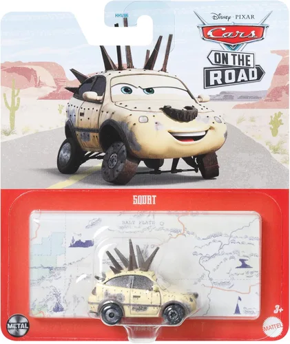 Disney Cars 2023 Mattel Escala 1:55 Carros de metal fundido a troquel en la carretera Serie Road Rumbler Squat