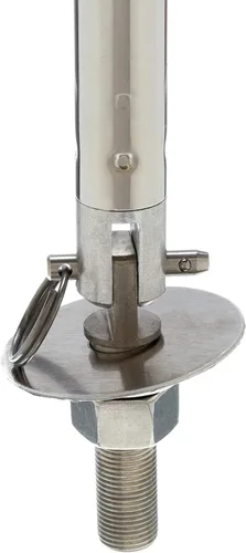 Miniatura 5 de attwood 903-008-T-S Swivl-Eze - Pilón de esquí de altura fija de acero inoxidable pulido de 29 pulgadas