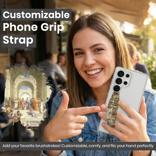 Miniatura 3 de Switchbands Correa de agarre universal personalizable para teléfono Leonardo da Vinci