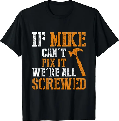 Miniatura 2 de If Mike Can't Fix It We're All Screwed T -Camisa, Negro, S