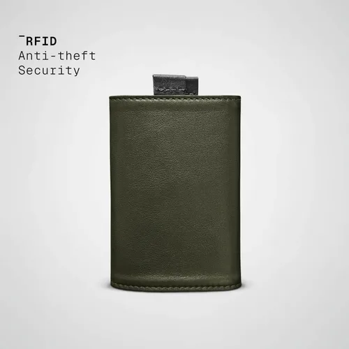 Miniatura 10 de The Frenchie Co. - Cartera - Cartera delgada de piel plegable - Protección de bloqueo RFID con múltiples ranuras para tarjetas y ventana