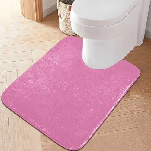 Miniatura 61 de Alfombra de baño amarilla, suave, absorbente, lavable a máquina, juego de alfombras de baño antideslizantes para puerta de baño, dormitorio