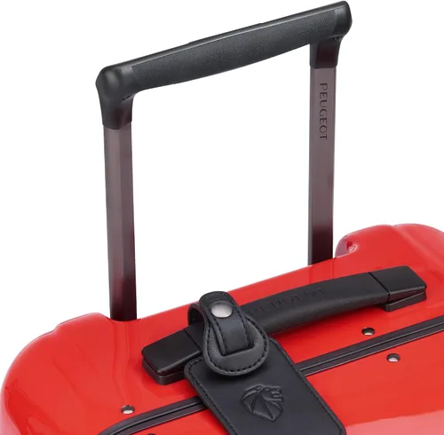 Miniatura 7 de DELSEY Paris Peugeot Voyages - Maleta rígida con ruedas giratorias, Rojo brillante, Peugeot Equipaje rígido Voyages con ruedas giratorias