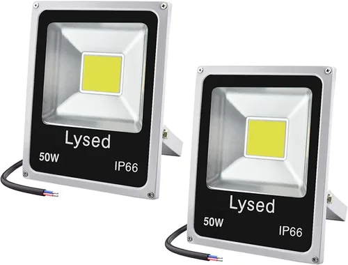 Miniatura 9 de Luz de inundación LED de 50 W CC 12 V-60 V, luz blanca cálida de bajo voltaje de 12 V, luz de seguridad para jardín, pared, luces de trabajo