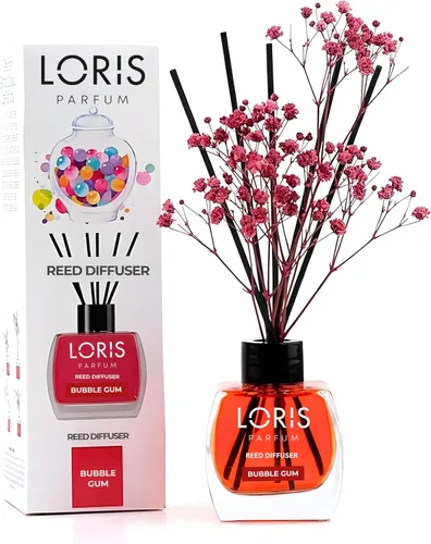Miniatura 10 de Loris Juego de difusor de varillas de ángel con flores secas, difusor de varillas para el hogar con varillas, difusor de baño y aroma de habitación
