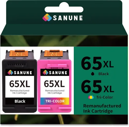 Cartuchos de tinta remanufacturados de repuesto para HP Ink 65 65XL Combo Pack para HP DeskJet 3772 3755 3722 3752 3700 2600 2622 2640 2652 Envy