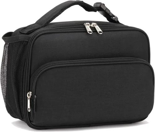 Miniatura 23 de FlowFly Lonchera para niños, bolsa suave aislada, mini hielera para el regreso a clases, kit de bolsa térmica para comidas, para niñas, niños, Avión
