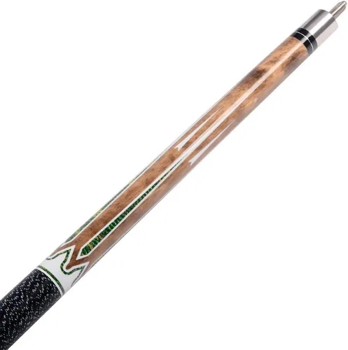 Miniatura 3 de Cuesoul Juego de taco de billar de madera de arce de 58 pulgadas, 19 oz/20 oz, punta de 11.5 mm/13 mm [peso ajustable] 19oz-Marrón sin estuche