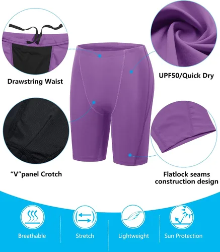 Miniatura 52 de Traje de baño deportivo competitivo para hombre, traje de entrenamiento de resistencia de carreras, pantalones cortos de natación de secado rápido