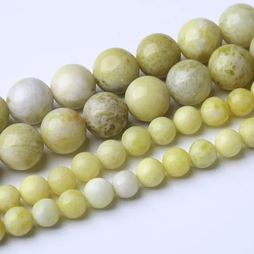 Miniatura 48 de 36 PIEZAS Cuentas de Malaquita Roja de 10 MM, Cuentas Redondas Sueltas de Gema Natural para Hacer Joyería 38 cm