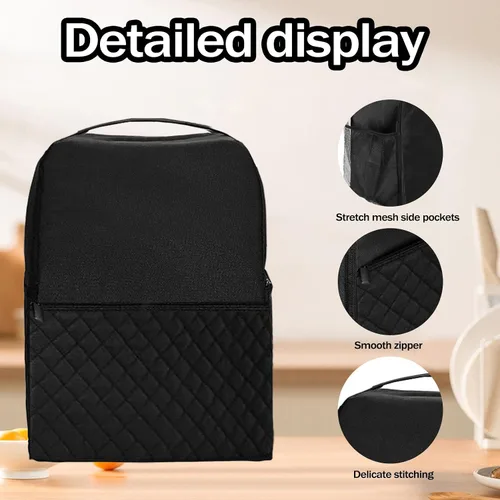Miniatura 4 de Bolsa organizadora para Ninja SLUSHi Slushie Machine FS301 y FS299, para Ninja Slushie cubierta de polvo Accesorios Patrón de diamante Frozen Drink