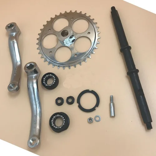 Miniatura 6 de 36T/44T Bicycle Wide Crank Assembly Kit 3pcs - 2 Stroke & 4 Stroke Gas Motorized Bicycle