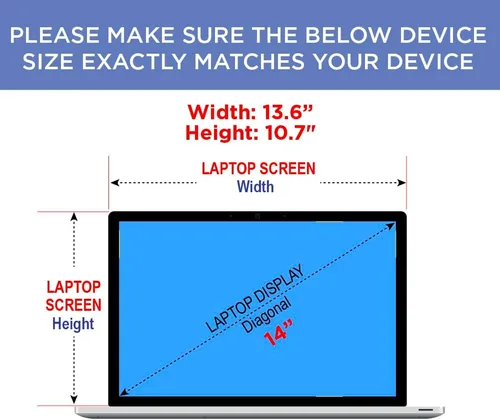 Miniatura 2 de Protector de pantalla mate para Panasonic TOUGHBOOK FZ-55 14 pulgadas 2