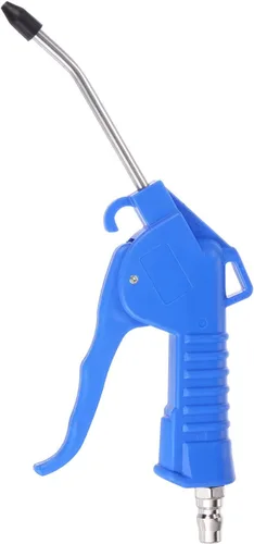 Miniatura 10 de HARFINGTON Pistola de soplado de aire de acero inoxidable de alta presión con boquilla angular de 4 pulgadas de largo, mango de 5.906 in para Rojo