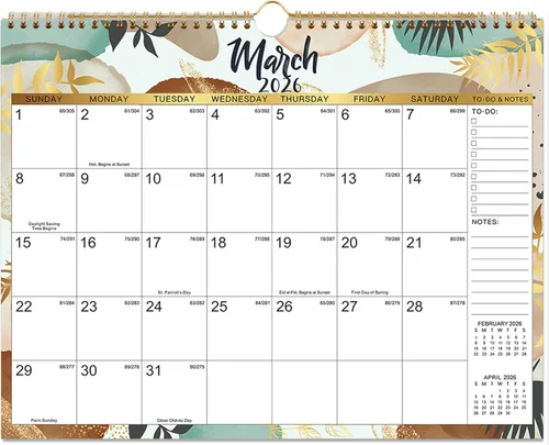 Miniatura 8 de Calendario de pared 2026 – 11 x 8.5 pulgadas, calendario 2026, calendario mensual de pared 2026 de enero de 2026 a diciembre de 2026, calendario