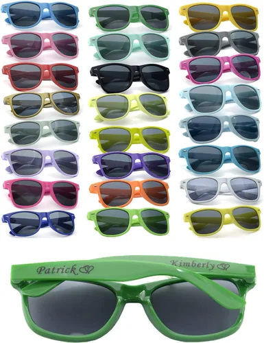 Miniatura 17 de Gafas de sol de fiesta personalizadas, regalos de boda a granel, regalos para invitados, cumpleaños, licenciatura, graduación, novia, novia, Mezclado