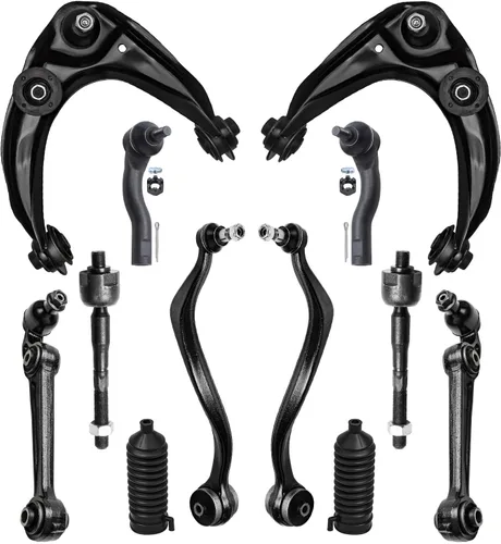 Miniatura 92 de Detroit Axle - Kit de suspensión delantera de 12 piezas para Mercury Grand Marquis Ford Crown Victoria Town Car 2003-2011, 2 brazos de control