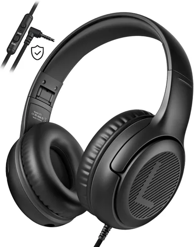 Miniatura 16 de awatrue Auriculares para Niños para Escuela Niños Pequeños con Cable con Micrófono Enchufable a Granel Auriculares para Niños Niñas de 3+ Años Verde