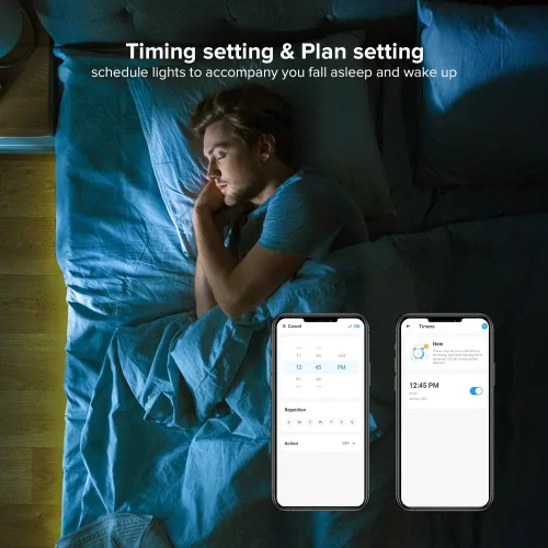 Miniatura 7 de COB - Tira de luz LED de 12 V, 4000 K, tiras de mazorca blanca natural con control remoto/aplicación, controlador Bluetooth, 16.4 pies, CRI 90+