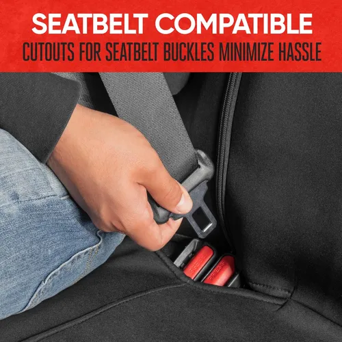 Miniatura 4 de Motor Trend SpillGuard - Funda impermeable para asiento de coche costura beige