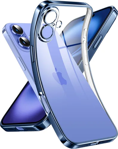 Miniatura 107 de Supdeal Funda transparente para iPhone 13 Pro, no amarillea, protección de cámara, probada en caídas de grado militar, transparente, a prueba