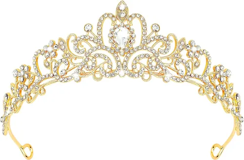 Miniatura 42 de CIEHER - Tiaras y coronas para mujeres y niñas - Regalos de corona para novia, boda, graduación, cumpleaños y Navidad