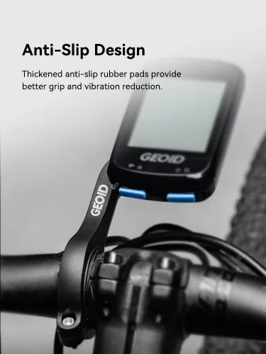 Miniatura 6 de GEOID Soporte para computadora de bicicleta, soporte frontal exterior para bicicleta de carretera, compatible con Garmin Wahoo Bryton Magene Cycplus