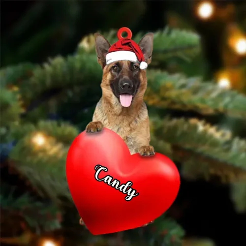 Miniatura 151 de Adornos de Navidad personalizados para perros, nombre personalizado, adorno de Malamute de Alaska, adornos acrílicos, regalos de Navidad, amantes