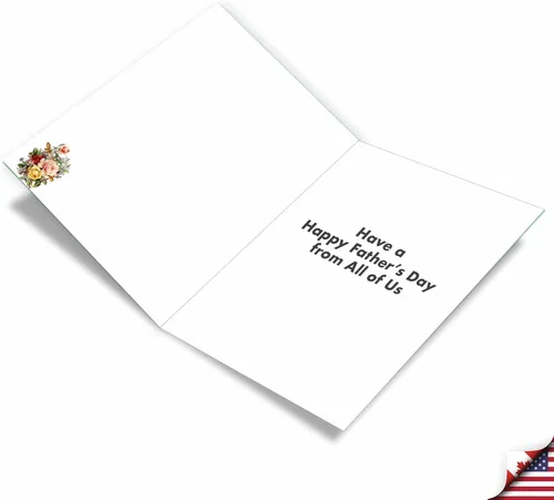 Miniatura 2 de NobleWorks - Tarjeta divertida jumbo para el Día del Padre (8.5 x 11 pulgadas), tarjeta de notas de humor, regalo para papá, padrastro, abuelo