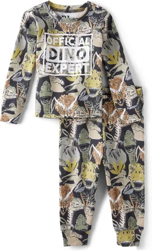 Miniatura 5 de The Children's Place - Conjunto de pijama de manga larga con botones para bebé niño, ajustado, 100% algodón, 2 piezas