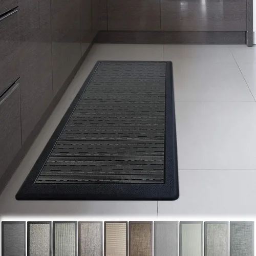 iCustomRug Tapete ergonómico antifatiga, para estar cómodo de pie en la cocina, baño, estación de trabajo, tapete de espuma viscoelástica de 39 x 20