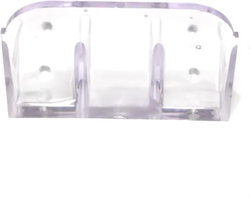 Miniatura 4 de Protectores de nieve jumbo de plástico transparente de 10 piezas con fijación mecánica kits de accesorios de montaje en techos de metal