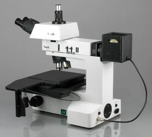 Miniatura 3 de AmScope ME600TZC-5MA Microscopio metalúrgico trinocular episcópico digital, aumento 50X-2500X, oculares de campo ancho extremo PL10x y PL25x