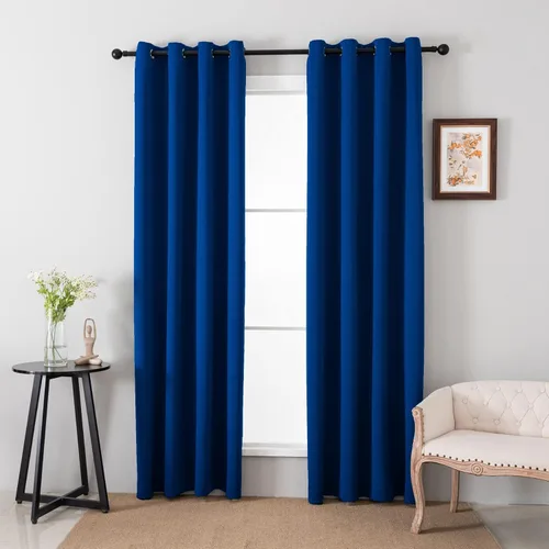 Miniatura 28 de Pickluc Cortinas Opacas Azul Marino para Sala de Estar, Cortinas Bloqueadoras de Luz con Ojales, Aislamiento Térmico, Reducción de Ruido, 52 Azul