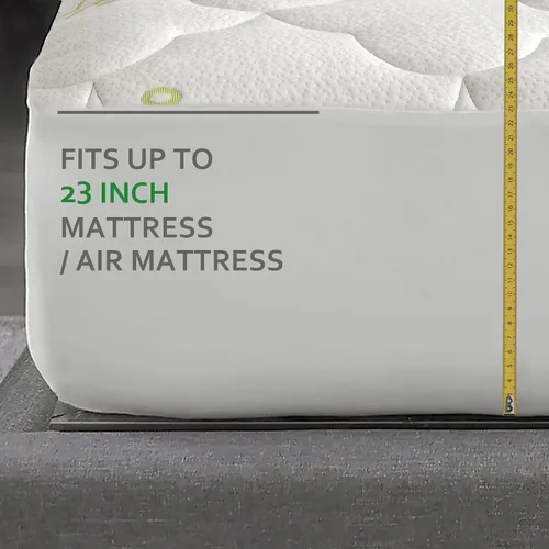 Miniatura 3 de Protector de colchón de aire para niños, impermeable, compatible con cama inflable Intex Cozy Kidz