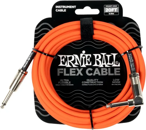 Miniatura 9 de Ernie Ball - Cable de instrumento flex recto/recto 10 pies - Negro (P06434)