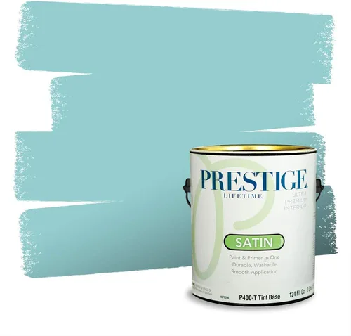 Miniatura 1468 de Pintura Exterior + imprimación PRESTIGE, todo-en-uno, 1 galón, acabado mate, color comparable al Valspar* Royal Gray* VS151-Gris real